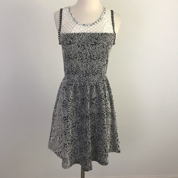 Stitch Fix Le Lis Black & White Floral Dress XS - Picture 2 of 8